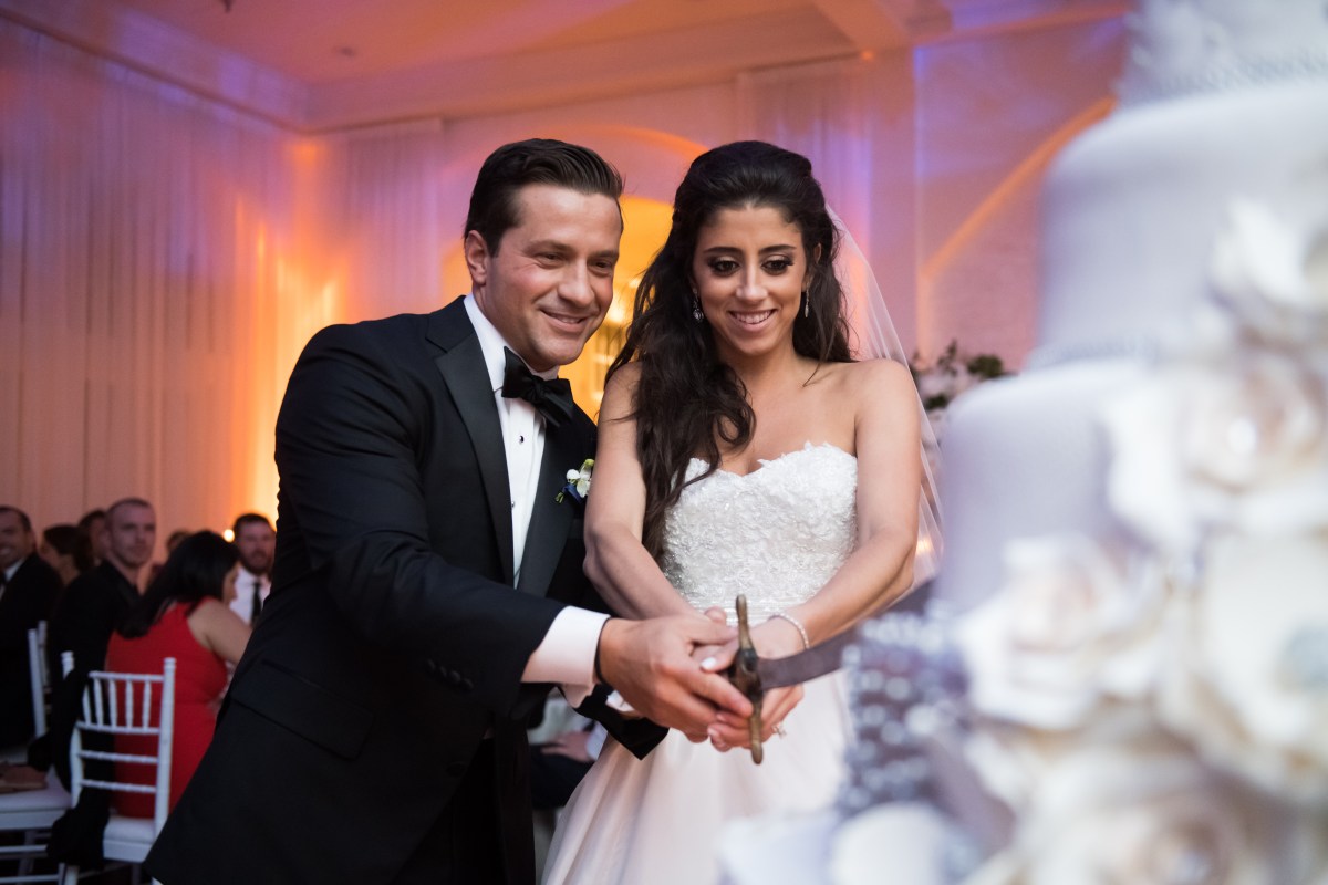 Elegant Metallic Winter Belle Mer Wedding at The Newport Bride