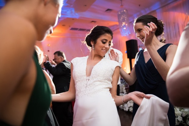 Elegant Metallic Winter Belle Mer Wedding at The Newport Bride