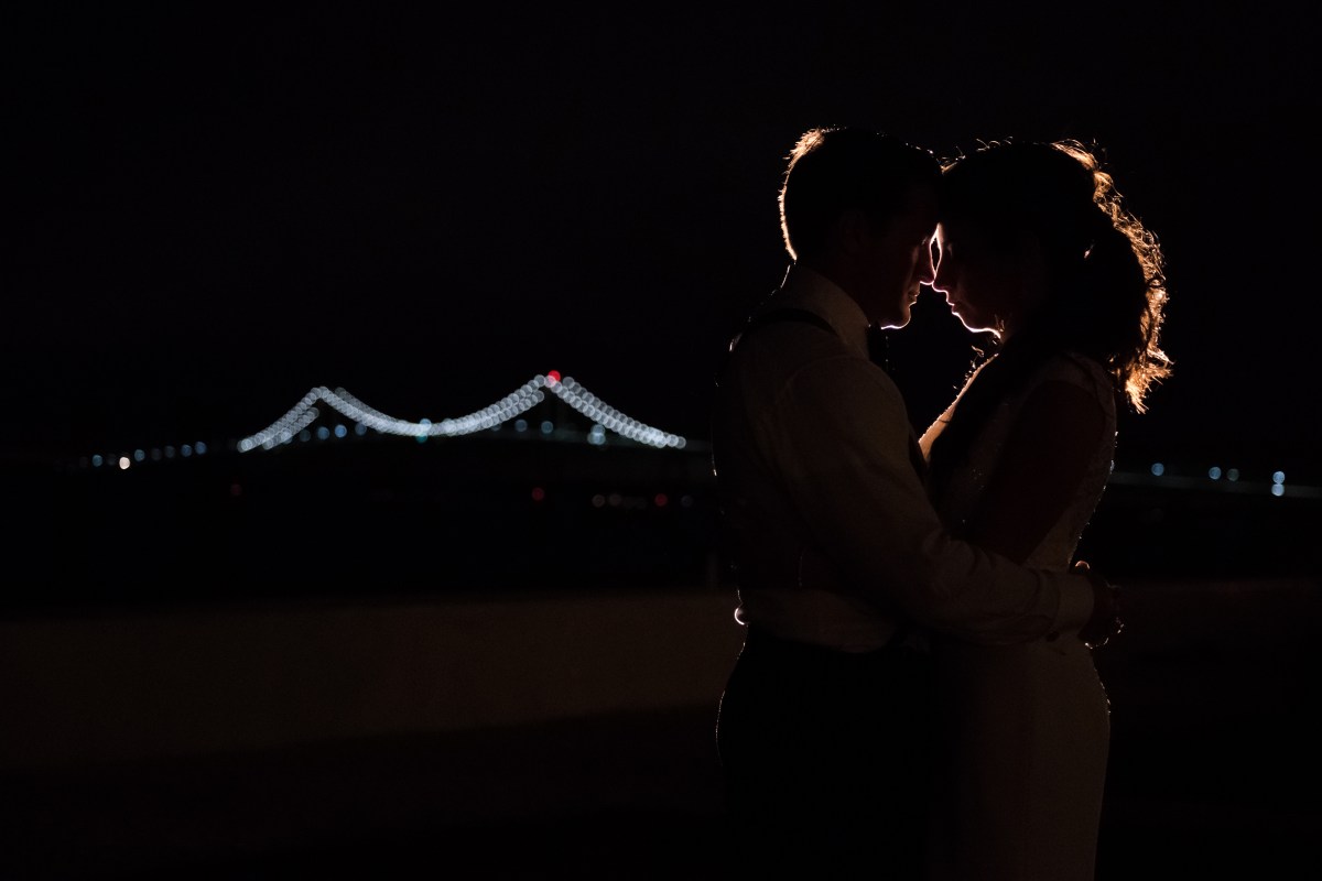Elegant Metallic Winter Belle Mer Wedding at The Newport Bride