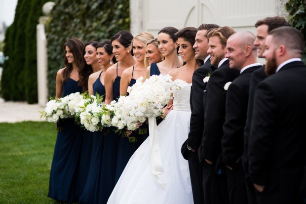 Elegant Metallic Belle Mer Wedding on The Newport Bride