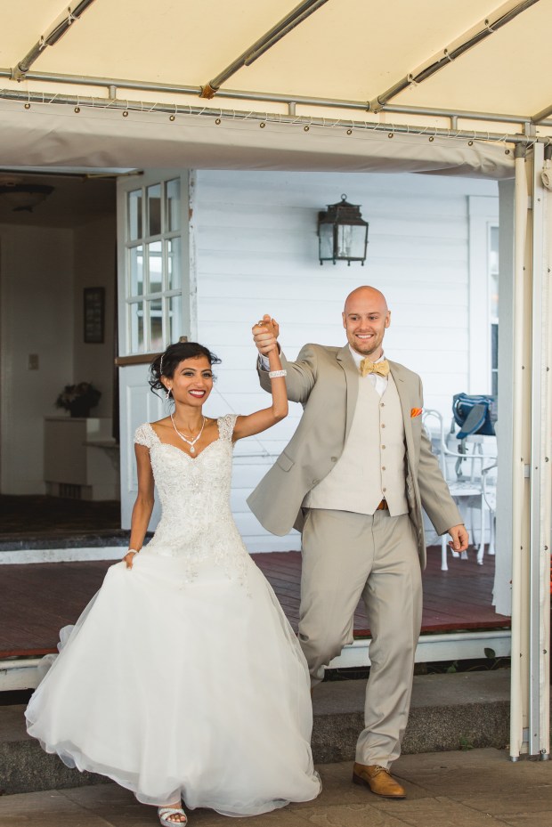 Turquoise and Peach Indian Wedding at the Spring House