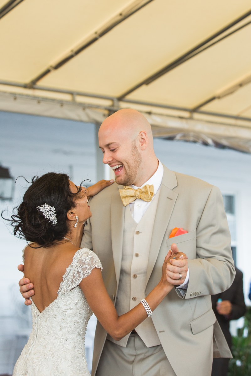 Turquoise and Peach Indian Wedding at the Spring House