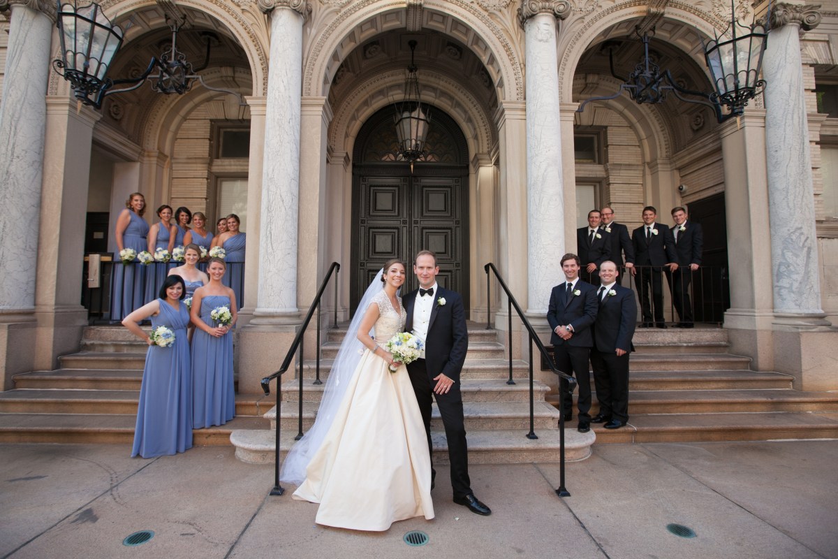 Jessica and Danny's Elegant Providence Public Library Wedding on The Newport Bride Rhode Island Wedding Blog