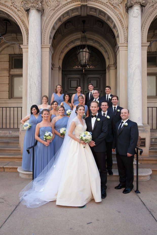 Jessica and Danny's Elegant Providence Public Library Wedding on The Newport Bride Rhode Island Wedding Blog