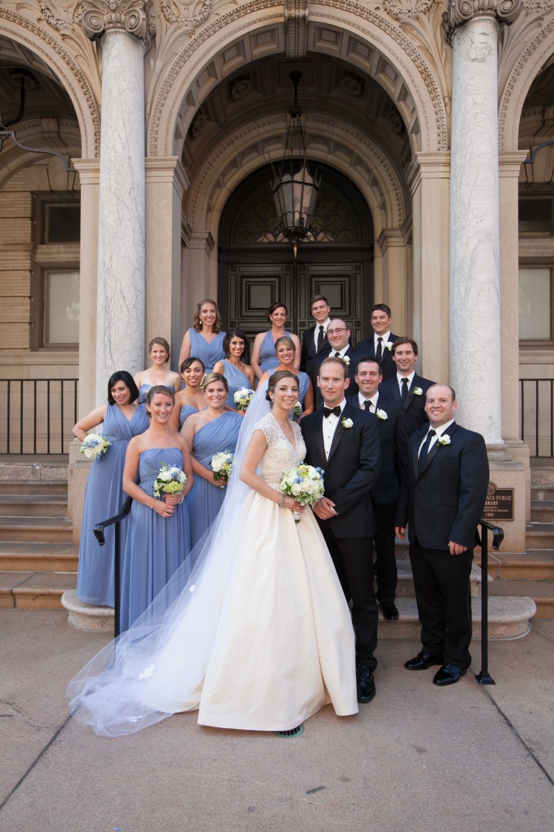 Jessica and Danny's Elegant Providence Public Library Wedding on The Newport Bride Rhode Island Wedding Blog