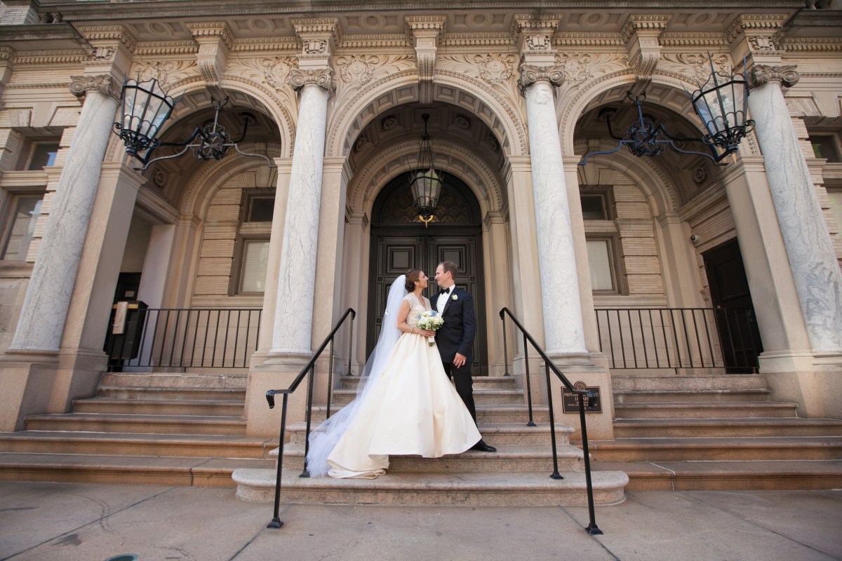 Jessica and Danny's Elegant Providence Public Library Wedding on The Newport Bride Rhode Island Wedding Blog