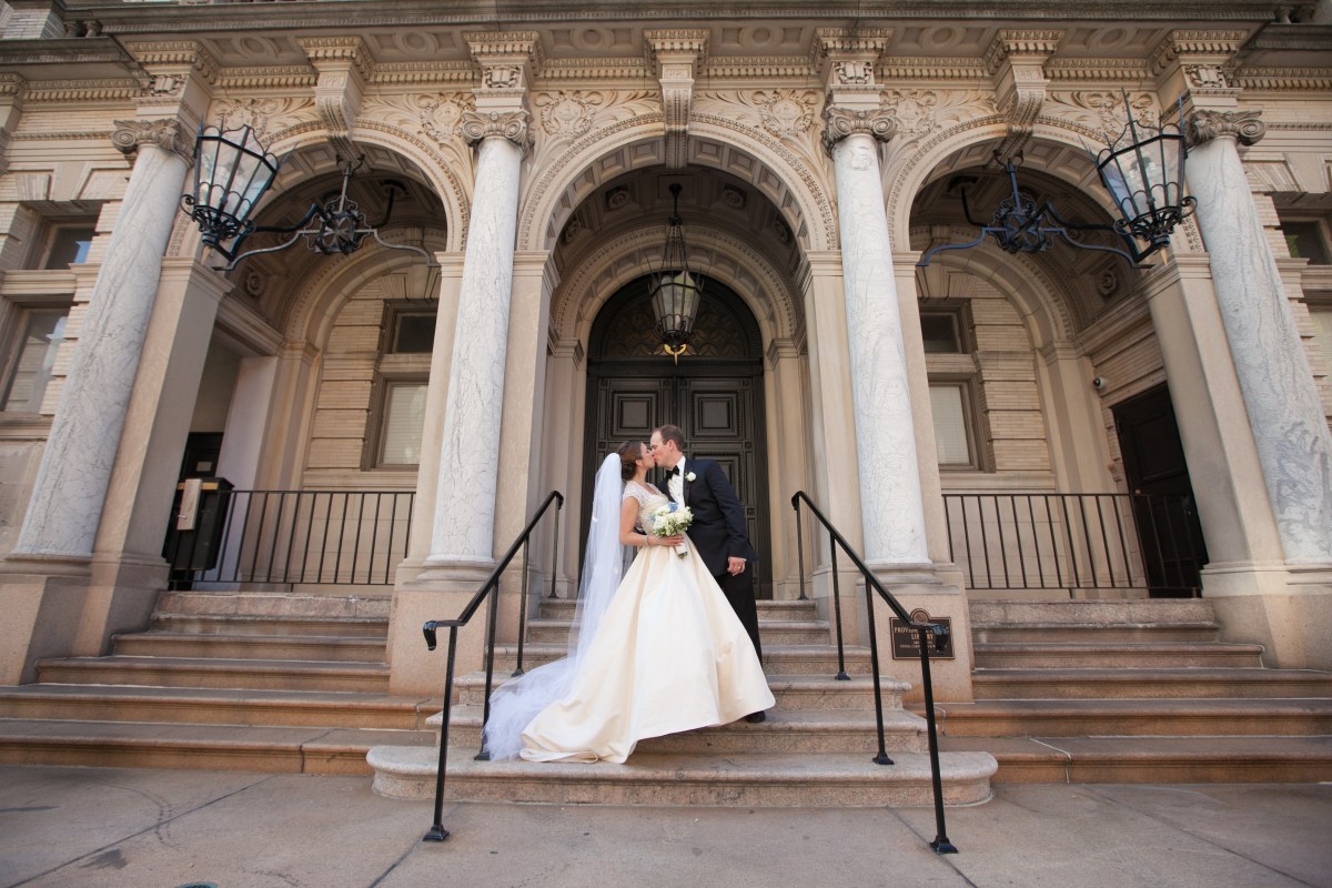 Jessica and Danny's Elegant Providence Public Library Wedding on The Newport Bride Rhode Island Wedding Blog