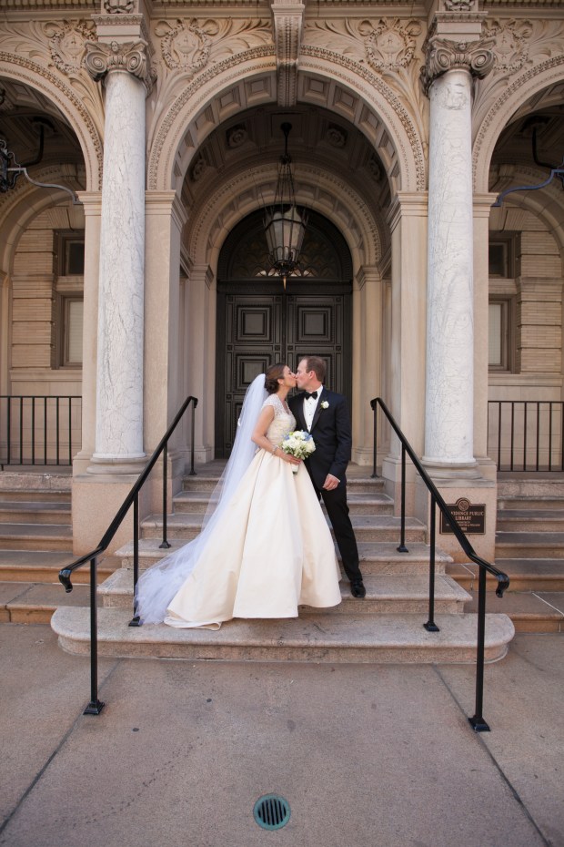 Jessica and Danny's Elegant Providence Public Library Wedding on The Newport Bride Rhode Island Wedding Blog