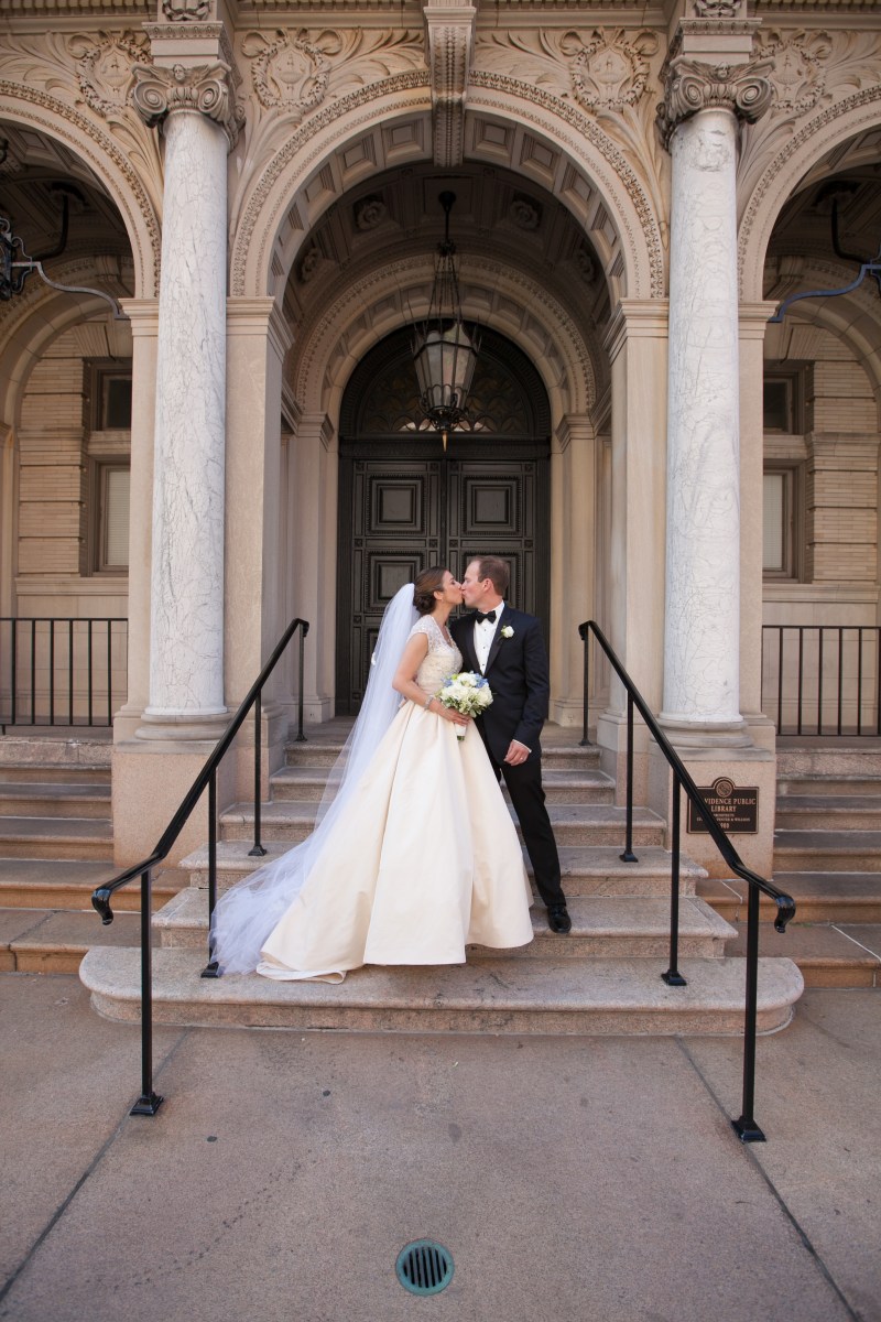 Jessica and Danny's Elegant Providence Public Library Wedding on The Newport Bride Rhode Island Wedding Blog