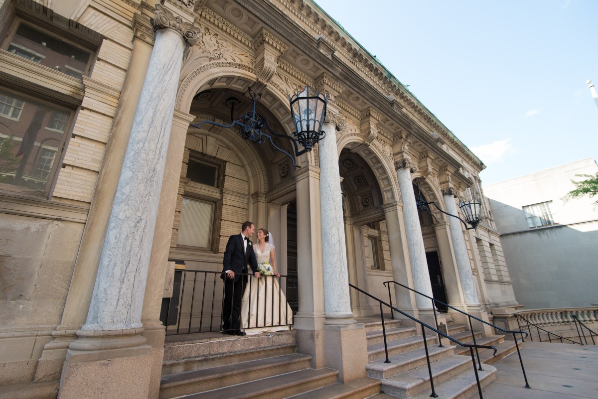 Jessica and Danny's Elegant Providence Public Library Wedding on The Newport Bride Rhode Island Wedding Blog