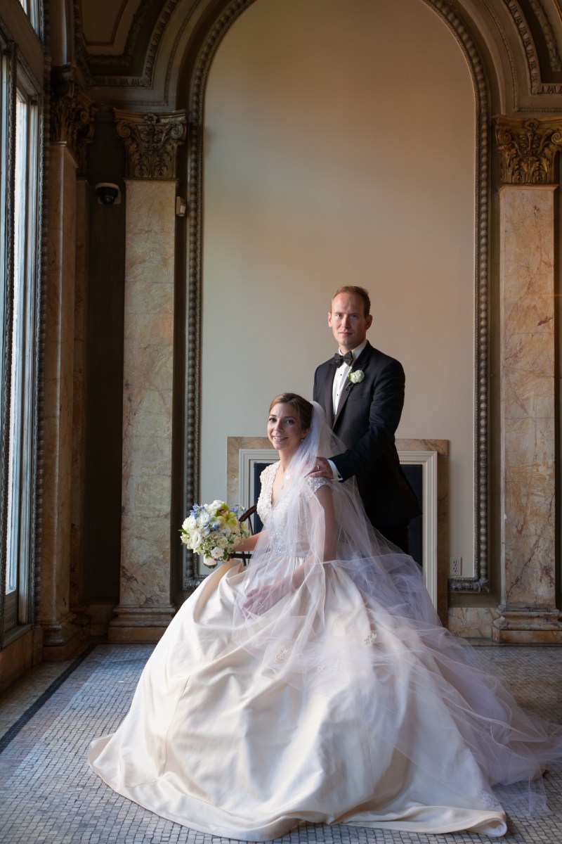 Jessica and Danny's Elegant Providence Public Library Wedding on The Newport Bride Rhode Island Wedding Blog