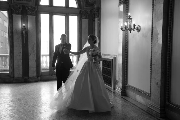 Jessica and Danny's Elegant Providence Public Library Wedding on The Newport Bride Rhode Island Wedding Blog