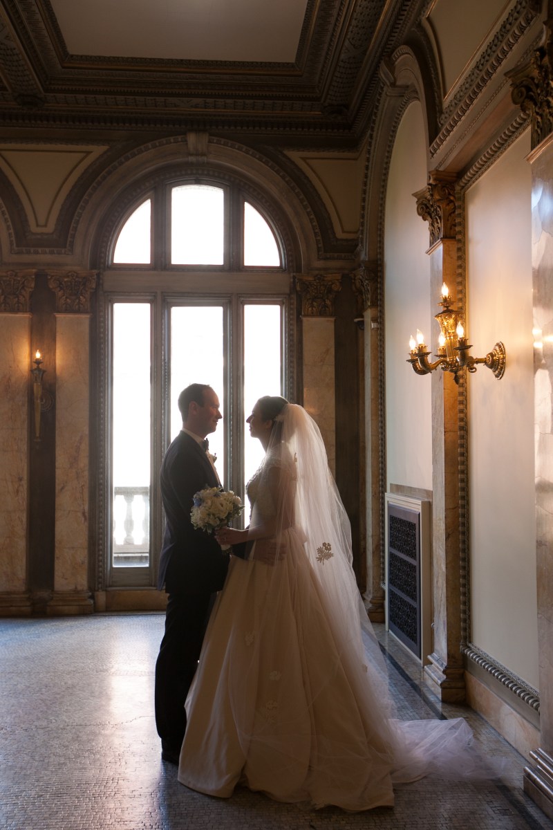Jessica and Danny's Elegant Providence Public Library Wedding on The Newport Bride Rhode Island Wedding Blog