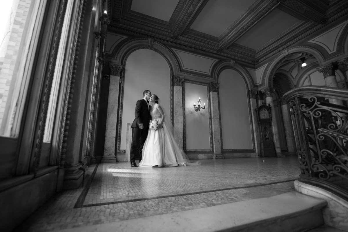 Jessica and Danny's Elegant Providence Public Library Wedding on The Newport Bride Rhode Island Wedding Blog