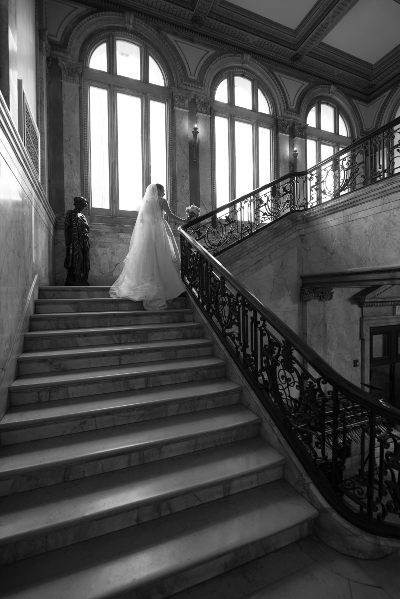 Jessica and Danny's Elegant Providence Public Library Wedding on The Newport Bride Rhode Island Wedding Blog