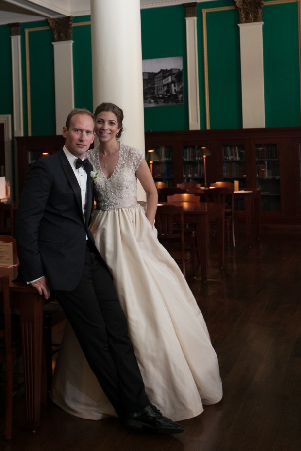 Jessica and Danny's Elegant Providence Public Library Wedding on The Newport Bride Rhode Island Wedding Blog