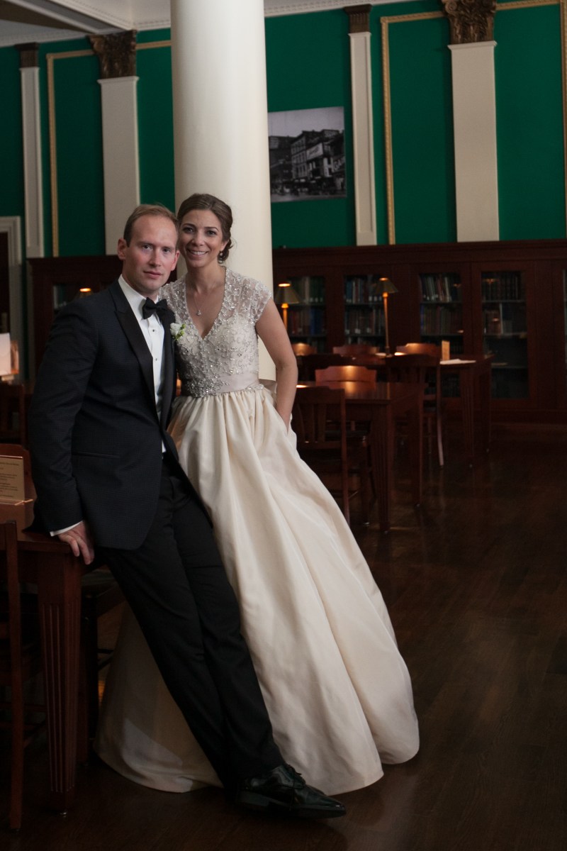 Jessica and Danny's Elegant Providence Public Library Wedding on The Newport Bride Rhode Island Wedding Blog