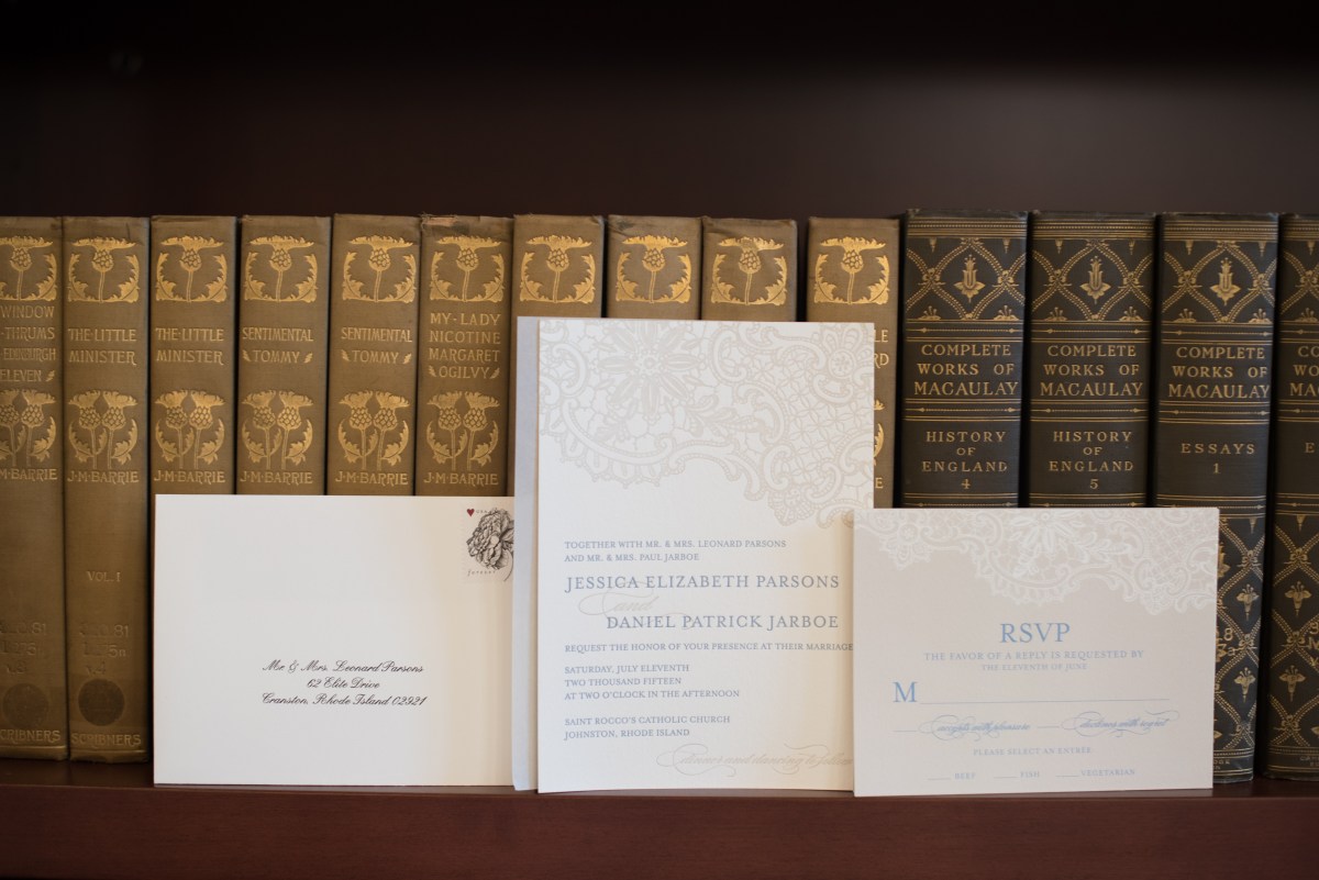 Jessica and Danny's Elegant Providence Public Library Wedding on The Newport Bride Rhode Island Wedding Blog