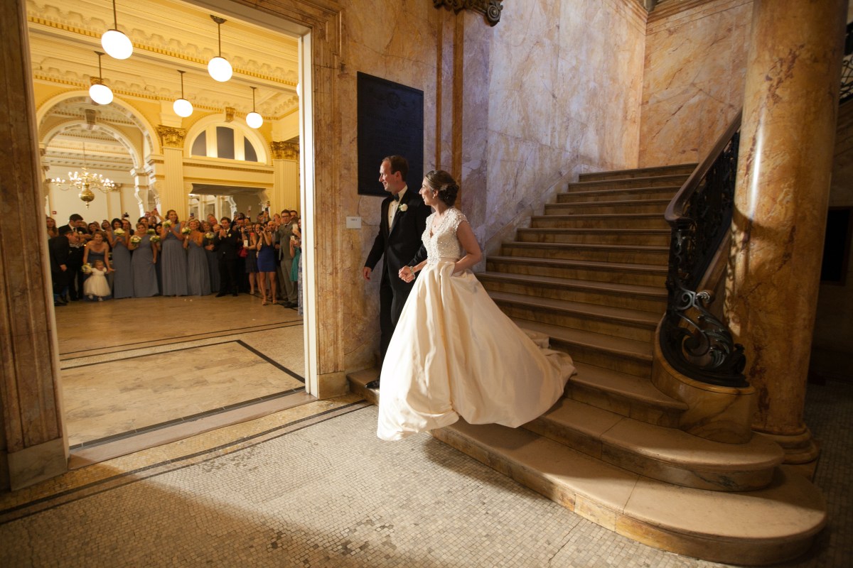 Jessica and Danny's Elegant Providence Public Library Wedding on The Newport Bride Rhode Island Wedding Blog