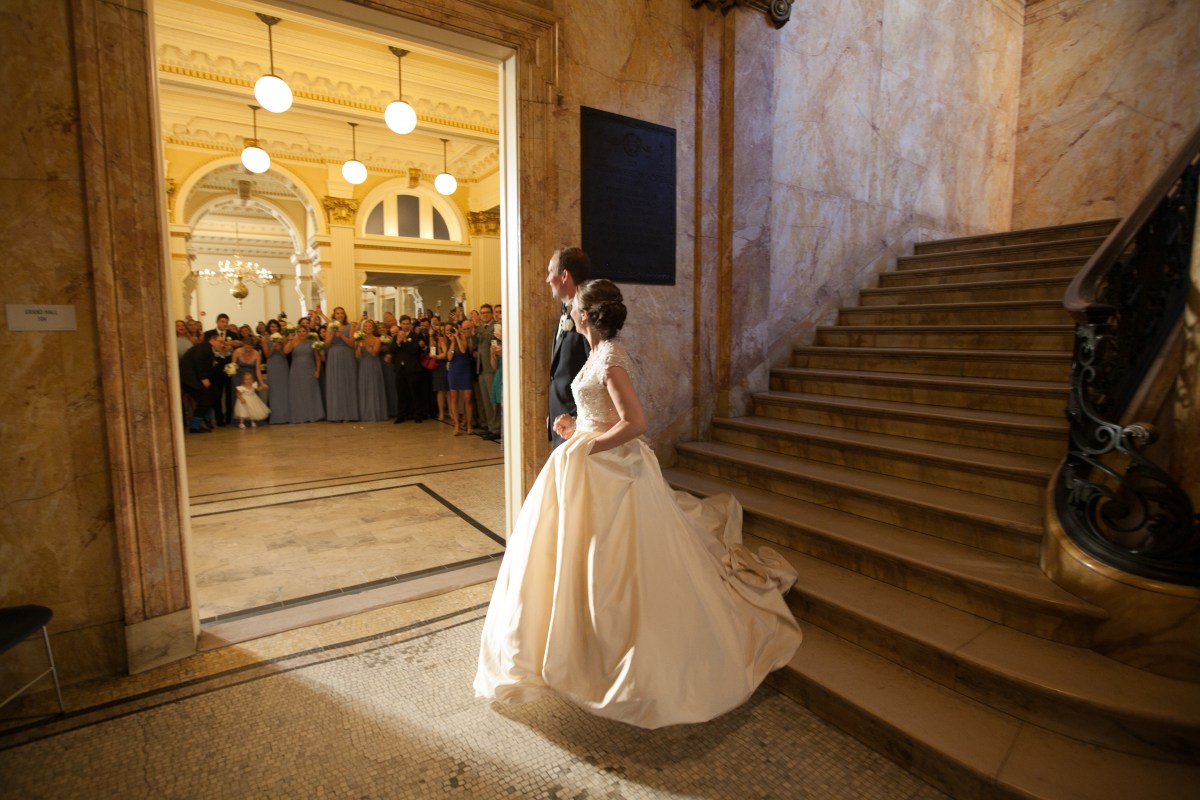 Jessica and Danny's Elegant Providence Public Library Wedding on The Newport Bride Rhode Island Wedding Blog