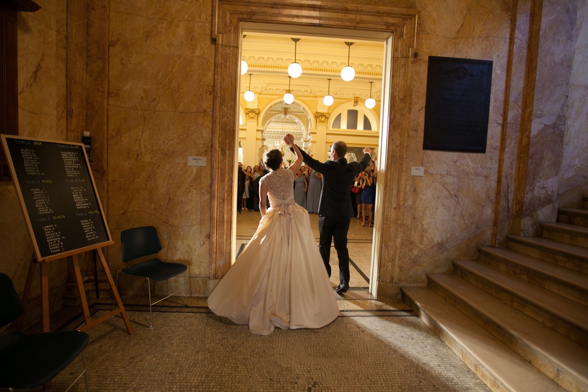 Jessica and Danny's Elegant Providence Public Library Wedding on The Newport Bride Rhode Island Wedding Blog