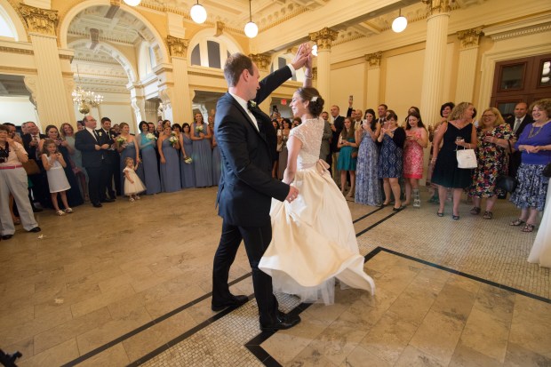 Jessica and Danny's Elegant Providence Public Library Wedding on The Newport Bride Rhode Island Wedding Blog