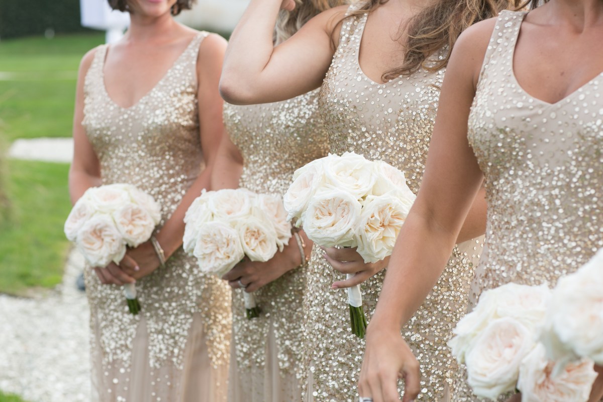 Kristin and Derek's Elegant Glittering Gold and Crisp White Belle Mer Wedding on The Newport Bride a Rhode Island Wedding Blog