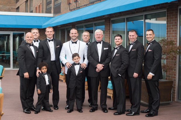 Kristin and Derek's Elegant Glittering Gold and Crisp White Belle Mer Wedding on The Newport Bride a Rhode Island Wedding Blog