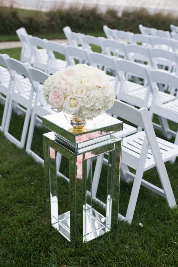 Kristin and Derek's Elegant Glittering Gold and Crisp White Belle Mer Wedding on The Newport Bride a Rhode Island Wedding Blog