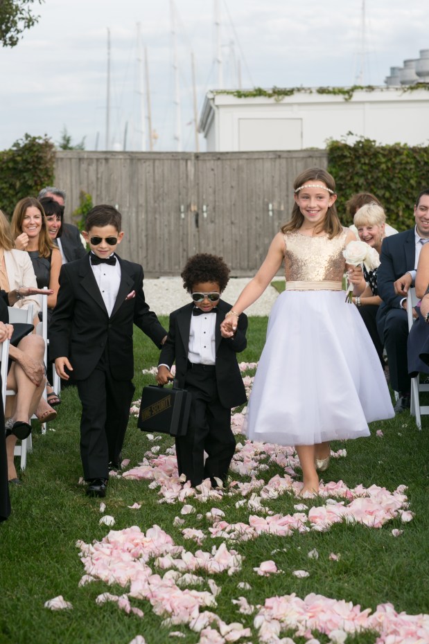 Kristin and Derek's Elegant Glittering Gold and Crisp White Belle Mer Wedding on The Newport Bride a Rhode Island Wedding Blog