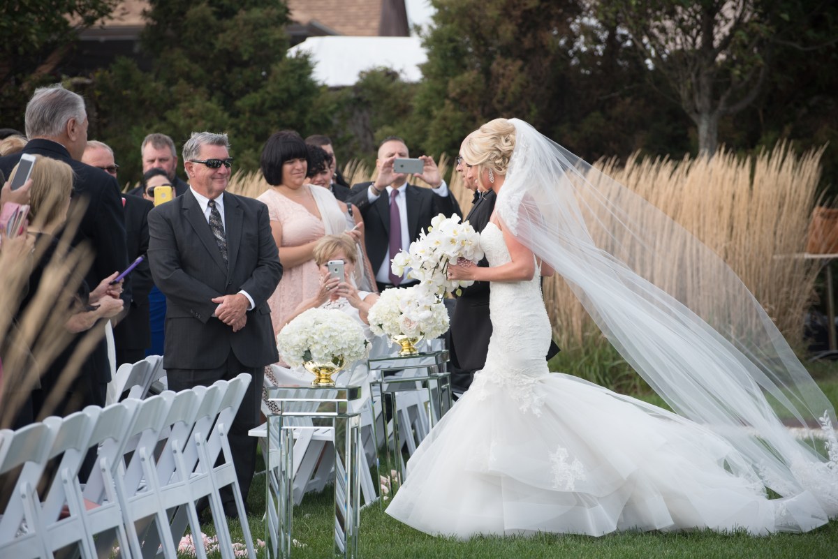Kristin and Derek's Elegant Glittering Gold and Crisp White Belle Mer Wedding on The Newport Bride a Rhode Island Wedding Blog
