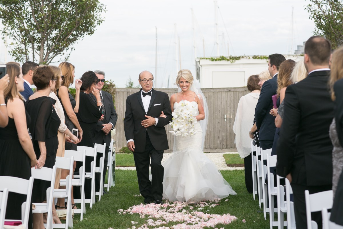 Kristin and Derek's Elegant Glittering Gold and Crisp White Belle Mer Wedding on The Newport Bride a Rhode Island Wedding Blog