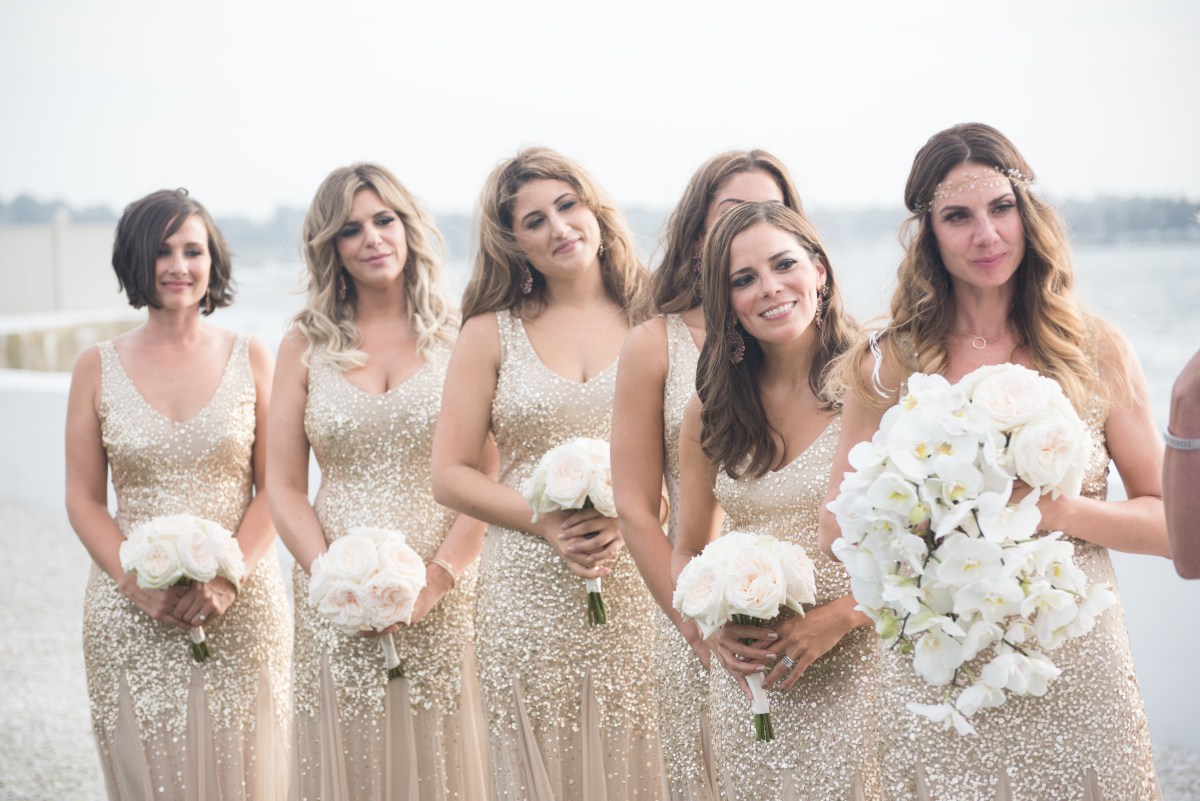 Kristin and Derek's Elegant Glittering Gold and Crisp White Belle Mer Wedding on The Newport Bride a Rhode Island Wedding Blog