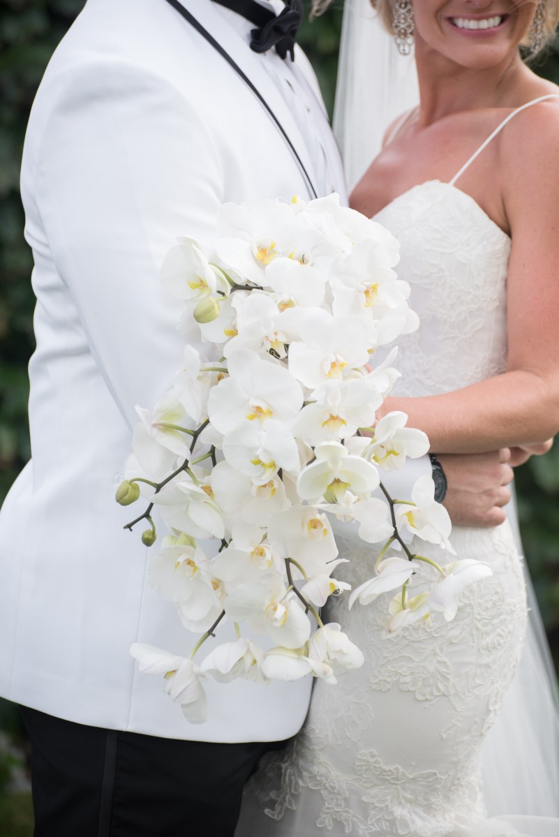 Kristin and Derek's Elegant Glittering Gold and Crisp White Belle Mer Wedding on The Newport Bride a Rhode Island Wedding Blog
