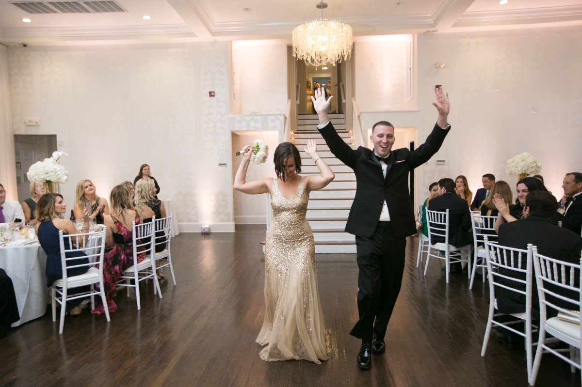 Kristin and Derek's Elegant Glittering Gold and Crisp White Belle Mer Wedding on The Newport Bride a Rhode Island Wedding Blog