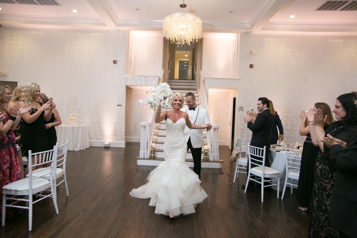 Kristin and Derek's Elegant Glittering Gold and Crisp White Belle Mer Wedding on The Newport Bride a Rhode Island Wedding Blog