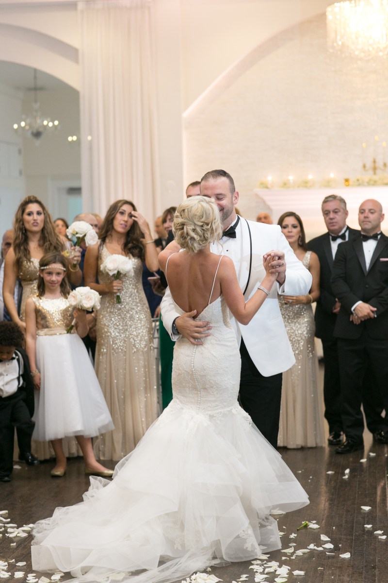 Kristin and Derek's Elegant Glittering Gold and Crisp White Belle Mer Wedding on The Newport Bride a Rhode Island Wedding Blog