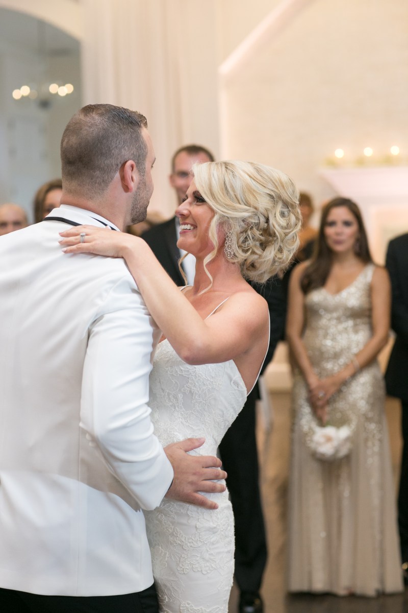 Kristin and Derek's Elegant Glittering Gold and Crisp White Belle Mer Wedding on The Newport Bride a Rhode Island Wedding Blog