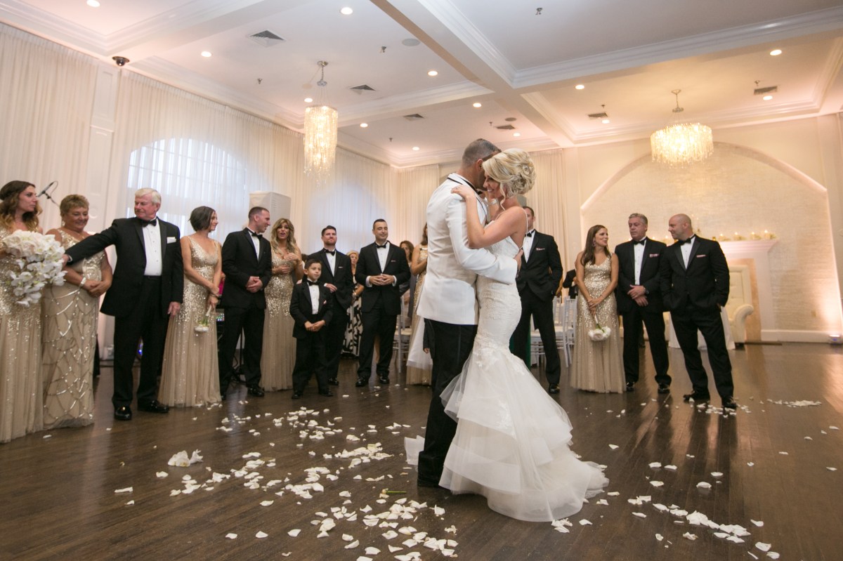 Kristin and Derek's Elegant Glittering Gold and Crisp White Belle Mer Wedding on The Newport Bride a Rhode Island Wedding Blog