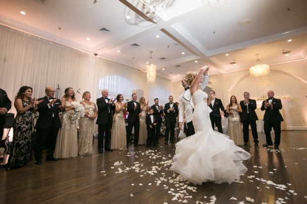Kristin and Derek's Elegant Glittering Gold and Crisp White Belle Mer Wedding on The Newport Bride a Rhode Island Wedding Blog