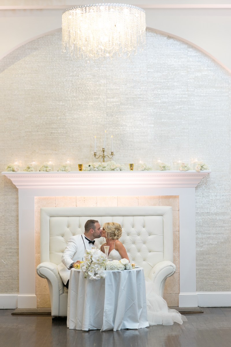 Kristin and Derek's Elegant Glittering Gold and Crisp White Belle Mer Wedding on The Newport Bride a Rhode Island Wedding Blog