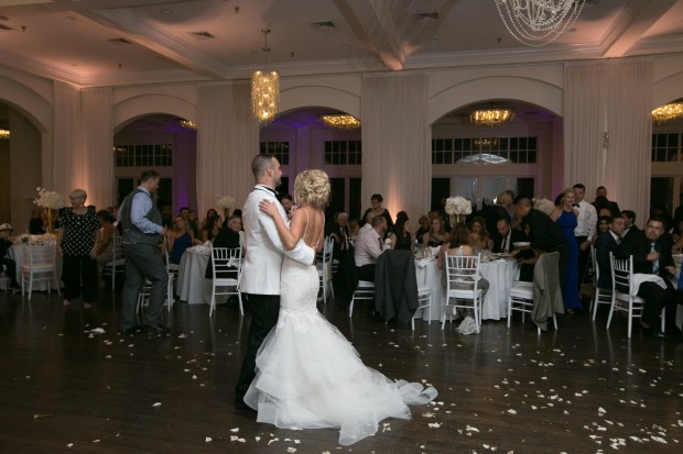 Kristin and Derek's Elegant Glittering Gold and Crisp White Belle Mer Wedding on The Newport Bride a Rhode Island Wedding Blog
