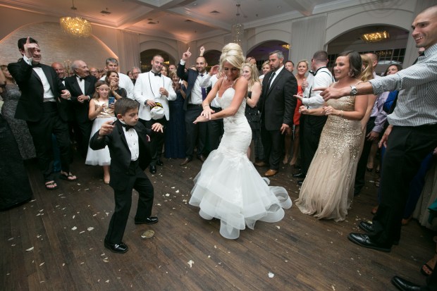 Kristin and Derek's Elegant Glittering Gold and Crisp White Belle Mer Wedding on The Newport Bride a Rhode Island Wedding Blog