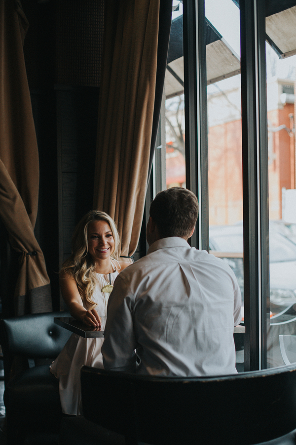 Engineer and Patriot's Cheerleader's Providence Engagement Session