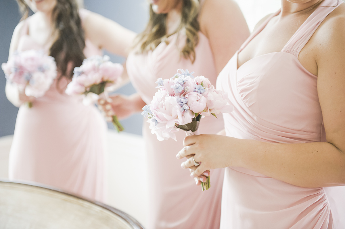 Summer Garden Wedding at a historic mansion in Bristol, RI on The Newport Bride