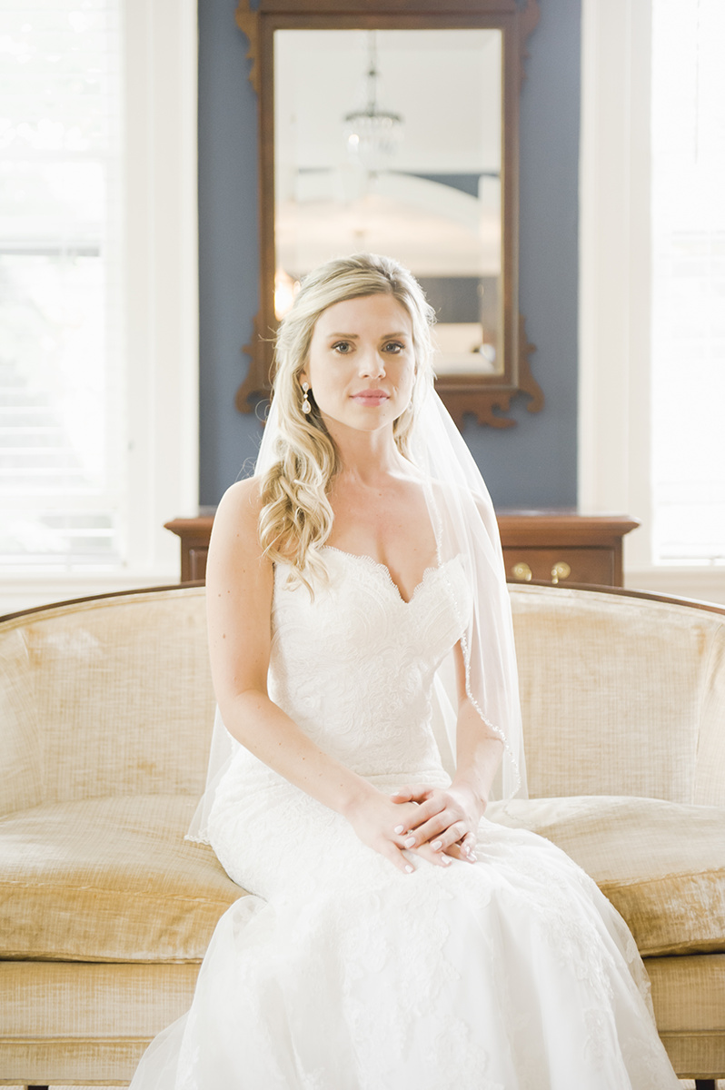 Summer Garden Wedding at a historic mansion in Bristol, RI on The Newport Bride