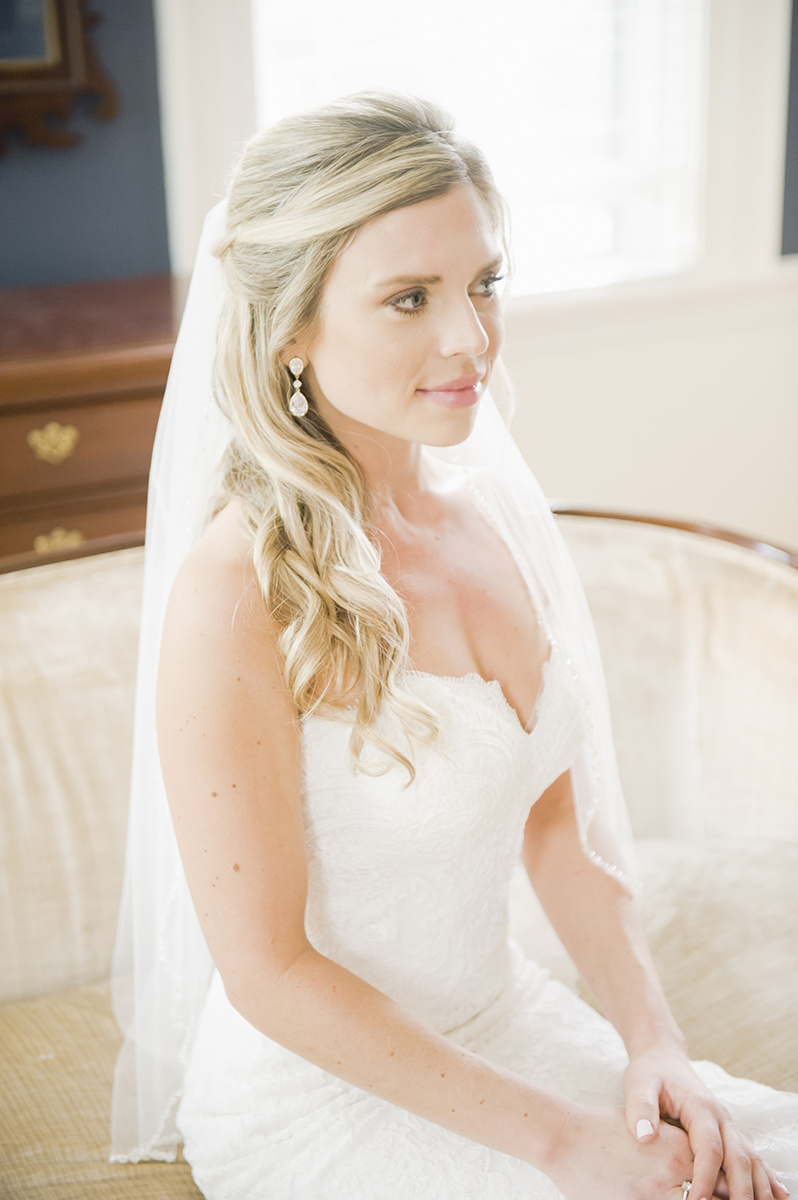 Summer Garden Wedding at a historic mansion in Bristol, RI on The Newport Bride