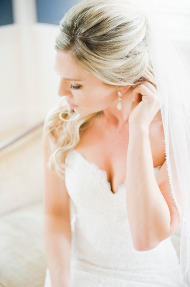 Summer Garden Wedding at a historic mansion in Bristol, RI on The Newport Bride