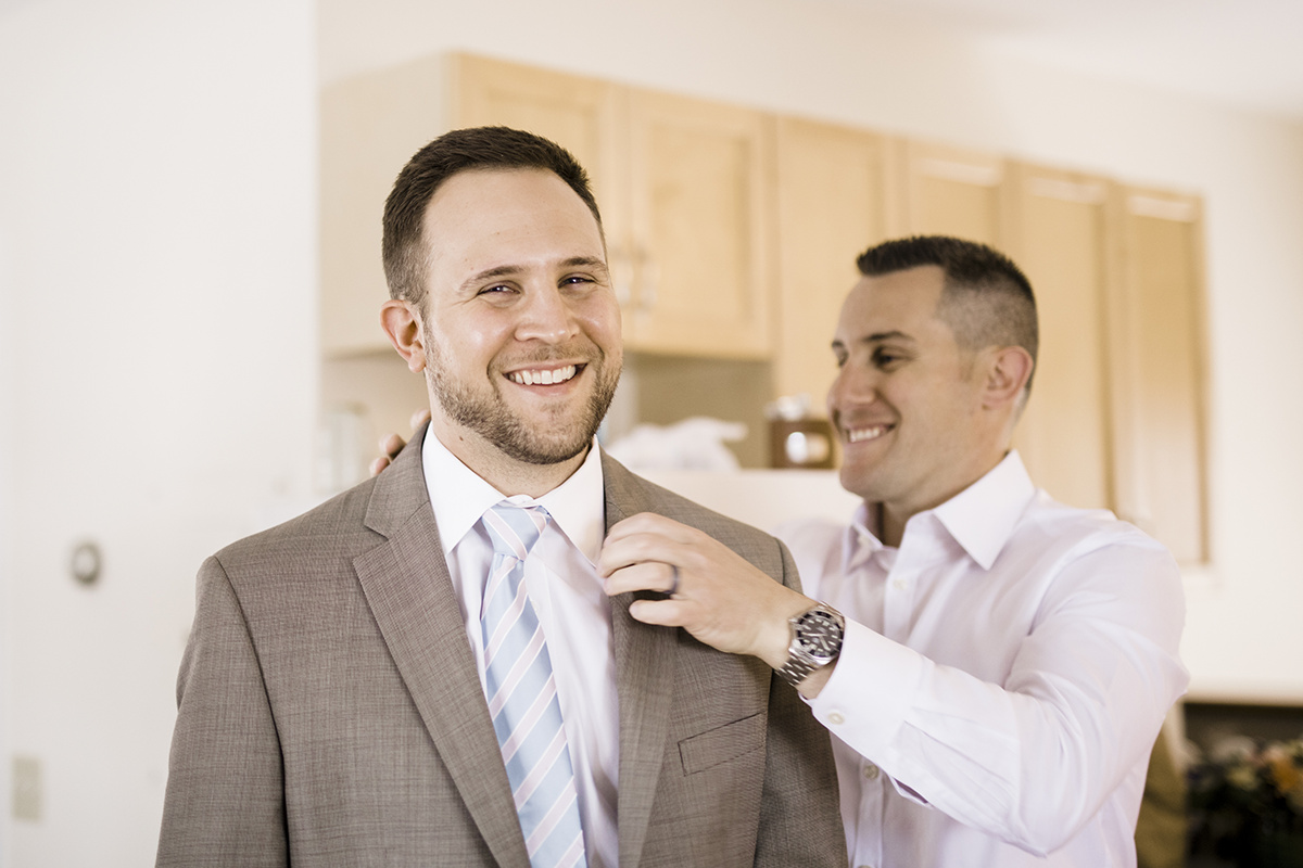 Summer Garden Wedding at a historic mansion in Bristol, RI on The Newport Bride