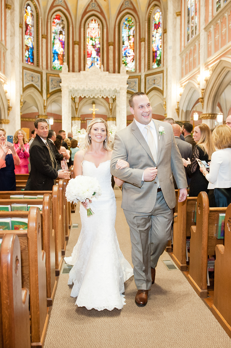 Summer Garden Wedding at a historic mansion in Bristol, RI on The Newport Bride